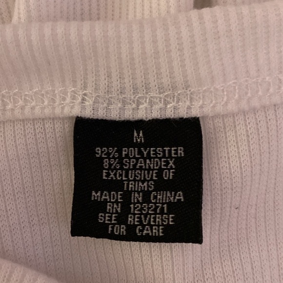 White Tank Top - Picture 2 of 3